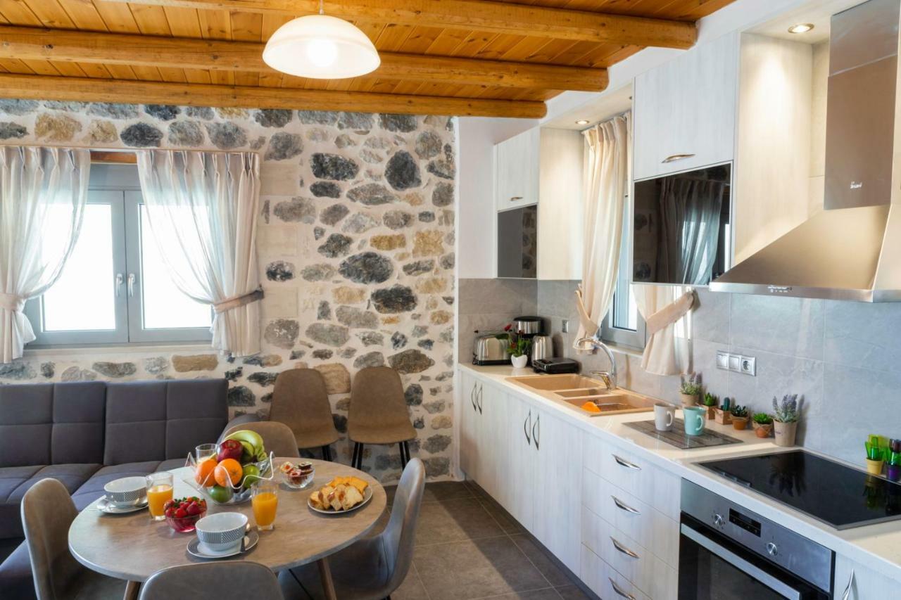 Marilena Natural Stone House, By Hellocrete Pigí Kültér fotó